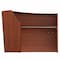 Linea Italia Curved Reception Desk with Counter, 72 inW x 32 inD x 46 inH, Gray/Cherry ZUC290 - alternate 7